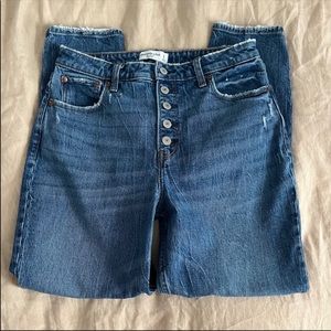 Abercrombie & Fitch Curve Love Button Fly Jeans